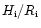 $H_{\rm i}/R_{\rm i}$