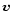 $\vec{v}$