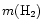 $m({\rm H_2})$