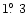 $1\hbox{$.\!\!^\circ$ }3$