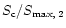 $S_{\rm c}/S_{\rm max,\ \!2}$