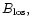 $B_{\rm los},$
