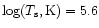 $\log(T_{\rm s}, {\rm K})=5.6$