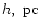 $h,\ {\rm pc}$