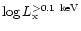 $\log L_{\rm x}^{>0.1\ {\rm keV}}$