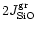 $2J^{\rm gr}_{\rm SiO}$