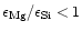 $\epsilon_{\rm Mg}/\epsilon_{\rm Si}<1$