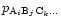 $p_{{\rm A}_i{\rm B}_j{\rm C}_k...}$