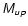 $\mathsfsl{M_{up}}$