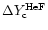 $\Delta Y_{\rm c}^{\rm HeF}$