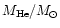 $M_{\rm He}/M_{\odot}$