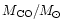 $M_{\rm CO}/M_{\odot}$