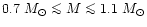 $0.7~M_{\odot} \mathrel{\mathchoice {\vcenter{\offinterlineskip\halign{\hfil
$\d...
...ineskip\halign{\hfil$\scriptscriptstyle ...