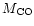 $M_{\rm CO}$