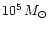 $10^5\, M_{\odot}$