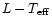 $L-T_{\rm eff}$