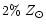 $2\%~Z_\odot$