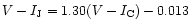 $V-I_{\rm J} = 1.30(V-I_{\rm C}) - 0.013$