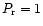 $P_{\rm r}=1$