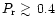 $P_{\rm r} \;
\raise0.3ex\hbox{$>$\kern-0.75em\raise-1.1ex\hbox{$\sim$ }}\;\hskip-2pt 0.4$