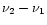 $\nu_2-\nu_1$