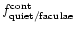 $f_{\rm quiet/faculae}^{\rm cont}$