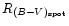 $R_{(B{-}V)_{\rm spot}}$