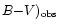 $B{-}V)_{\rm obs}$