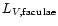 $L_{V,{\rm faculae}}$
