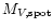 $M_{V,{\rm spot}}$