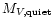 $M_{V,{\rm quiet}}$