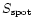 $S_{\rm spot}$