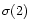 $\sigma(\h2)$