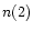 $n(\h2)$