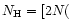 $N_{\rm H} = [2N($
