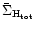 $\bar{\Sigma}_{\rm
H_{tot}}$