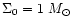 $\Sigma_0=1~M_{\odot}$