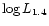 $\log L_{\rm 1.4}$