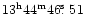 $13^{\rm h}44^{\rm m}46\hbox{$.\!\!^{\rm s}$ }51$
