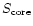 $S_{\rm core}$