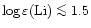 $\log \varepsilon ({\rm Li})\mathrel{\mathchoice {\vcenter{\offinterlineskip\hal...
...\offinterlineskip\halign{\hfil$\scriptscriptstyle ...