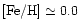 $\mbox{\rm [Fe/H]}\simeq 0.0$