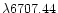 $\lambda 6707.44$