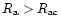 $R_{\rm a}>R_{\rm ac}$