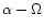 $\alpha-\Omega$