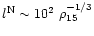 $l^{\rm
N}\sim 10^2~\rho_{15}^{-1/3}$