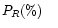 $P_{R}(\%)~~~$