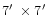 $7{\hbox{$^\prime$ }}\times
7{\hbox{$^\prime$ }}$
