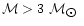 ${\cal M} > 3~{\cal M_{\hbox{$\odot$ }}}$