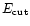 $E_{\rm cut}$